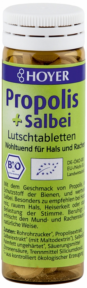 HOYER Propolis & Salbei Lutschtabletten 60 Stk